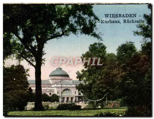 Cartes postales Wiesbaden Kurhaus Ruckseite