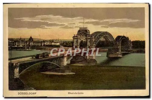 Cartes postales Dusseldorf Rheinbrucke
