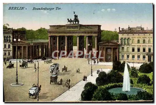 Cartes postales Berlin Brandenburger Tor