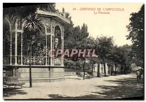 Cartes postales Santiago De Compostela La Alameda