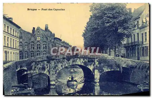 Cartes postales Bruges Pont Des Capucins