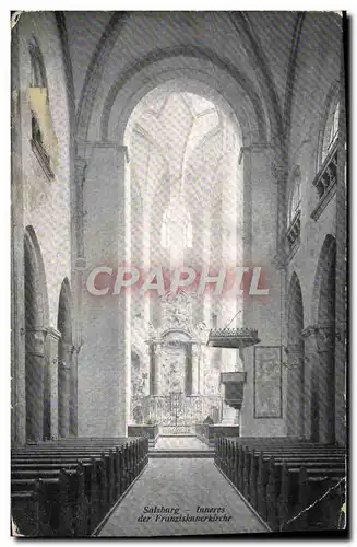 Cartes postales Salzburg Inneres des Franziskarnerkirche