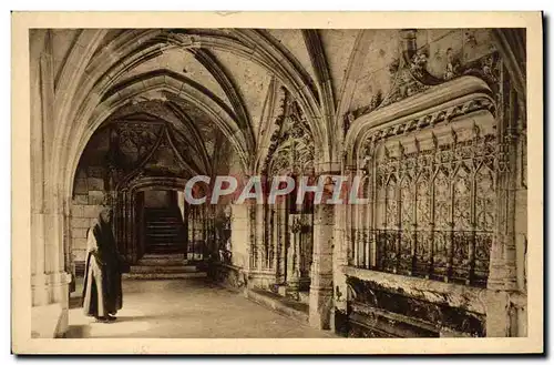 Ansichtskarte AK Abbaye De Saint Wandrille Le lavabo et la porte du refectoire