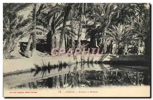 Cartes postales Figuig Bassin a Zenaga