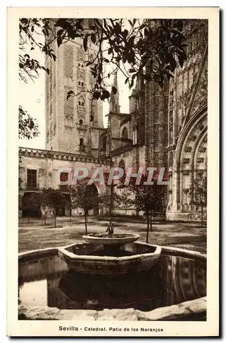 Ansichtskarte AK Sevilla Catedral Patio de los Naranjos