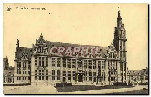 Cartes postales Bruxelles Universite libre