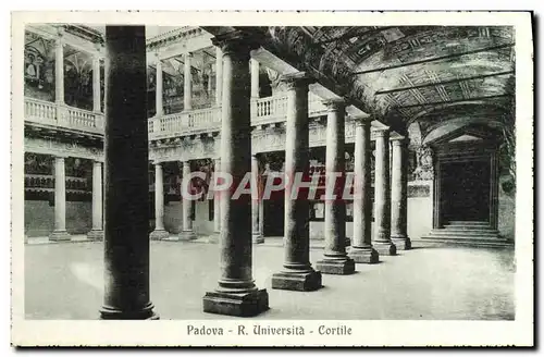 Cartes postales Padova Universita Cortile