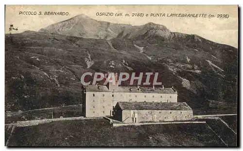 Cartes postales Piccolo S Bernardo Ospizio e Punta Lancebranlette