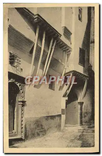 Cartes postales Alger Habitations mauresques rue de la Mer rouge
