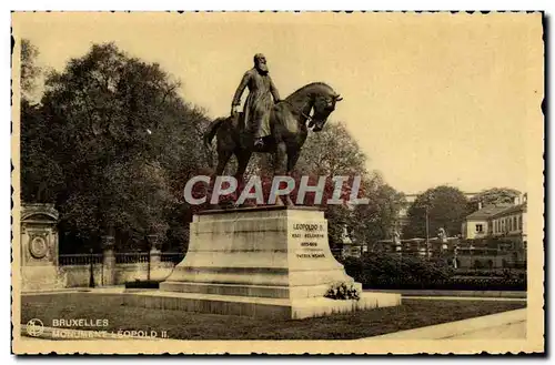 Cartes postales Bruxelles Monument Leopold II