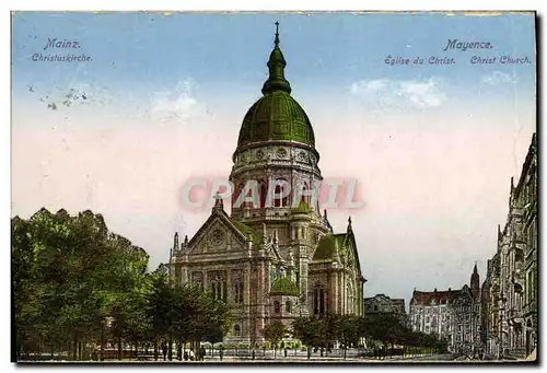 Cartes postales Mayence Eglise du Christ