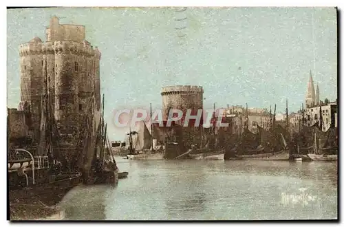 Cartes postales La Rochelle Sortie du Port Bateaux