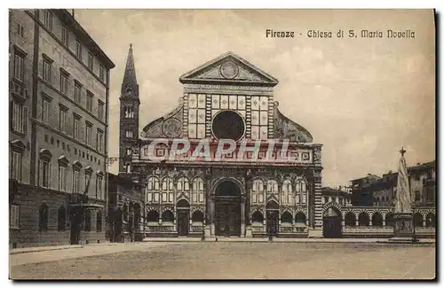 Cartes postales Firenze Chiesa Di S Maria Novella