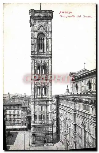 Cartes postales Firenze Gampanile Del Duomo