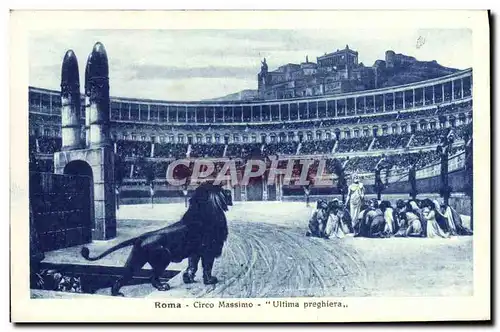 Cartes postales Roma Circo Massimo Ultima Preghiera Lion