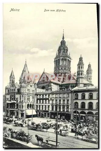 Cartes postales Mainz Dom Vom Hofchen (animee)