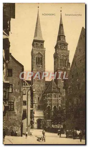 Cartes postales Nurnberg Sebalduskirche