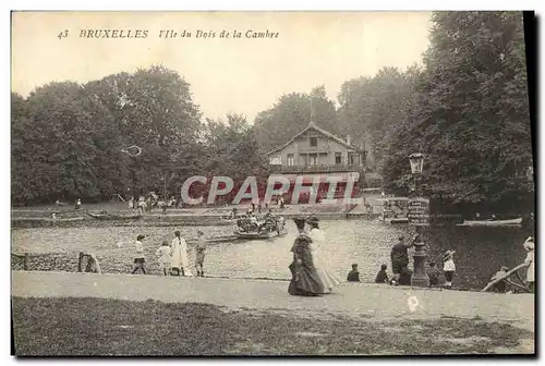 Cartes postales Bruxelles L'ile Du Bois De La Cambre