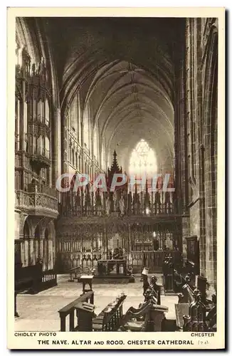 Cartes postales The Nave Altar And Rood Chester Cathedral