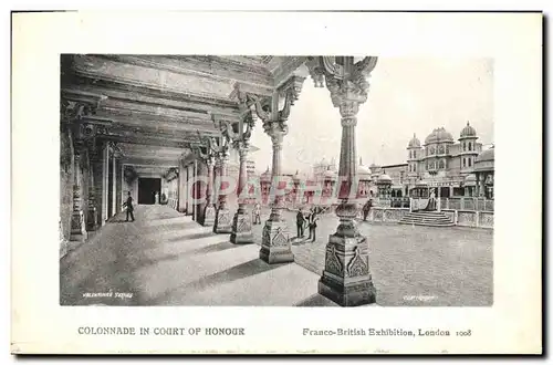 Cartes postales Colonnade In Court Of Nonour Franco British Exhibition London
