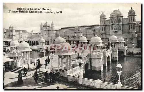 Cartes postales Btidge In Court Of Honour Franco British Exhibition London 1908