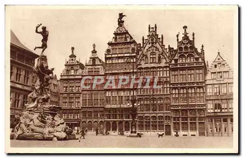 Cartes postales Anvers Maisons Des Corporatione