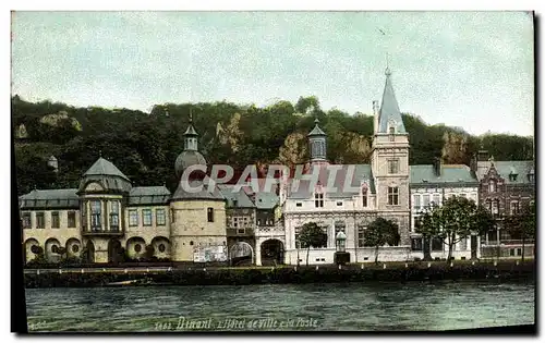 Cartes postales Dinant L'Hotel De Ville et la poste