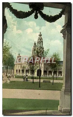 Cartes postales In court of Arts Franco Bristish Exhibition London 1908