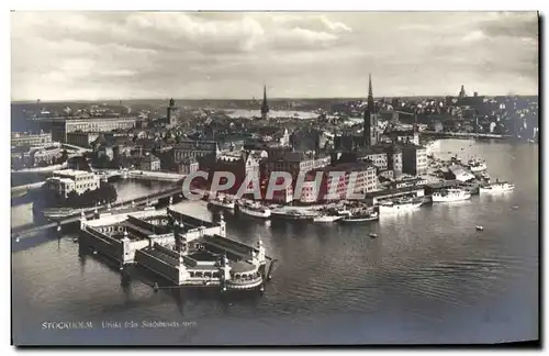 Cartes postales Stockholm Utsikt fran Stadshusets torn
