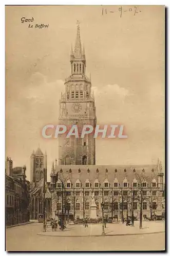 Cartes postales Gand Le Beffroi