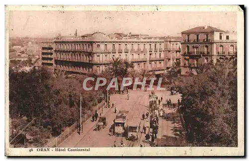 Cartes postales Oran Hotel Continental