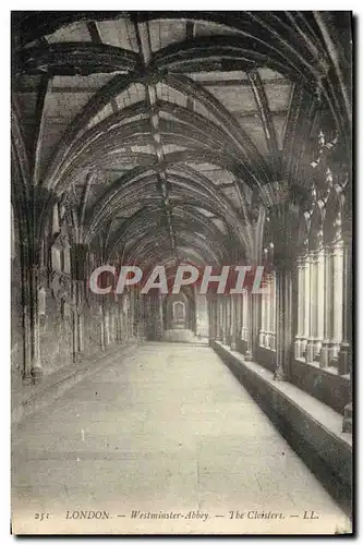 Cartes postales London Westminster Abbey The cloisters