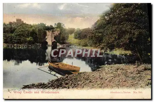 Cartes postales Wray castle and Windermere