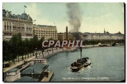 Cartes postales The Victoria Embankment London