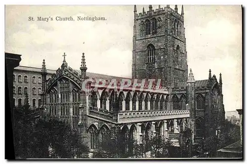 Cartes postales St Mary&#39s Church Nottingham