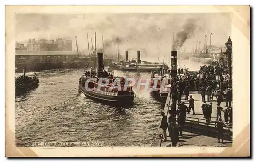 Cartes postales The Broomielaw Glasgow Bateaux