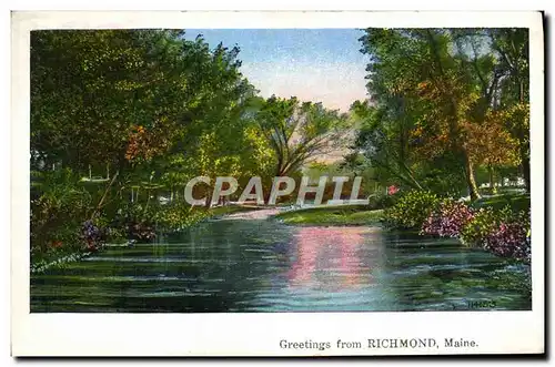 Cartes postales Greetings From Richmond Maine