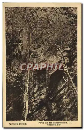 Ansichtskarte AK Niederlahnstein Partie Aus Der Ruppertsklamm Wasserschlucht