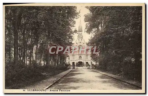 Cartes postales Luxembourg Avenue Pescatore