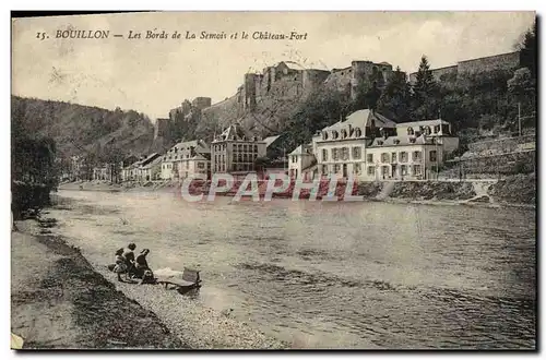 Cartes postales Bouillon Les Bords De La Semois Et Le Chateau Fort