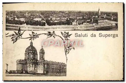 Cartes postales Saluti Da Superga