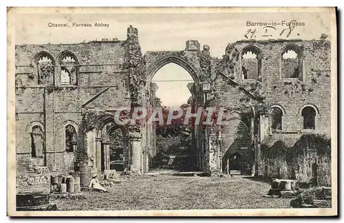 Ansichtskarte AK Chancel Furness Abbey Barrow In Furness