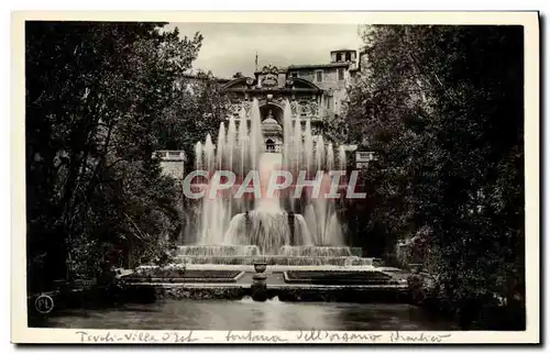 CARTE PHOTO Tivoli Villa D&#39Este Fontana dell organo