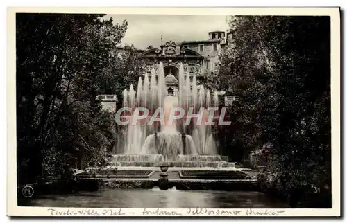 CARTE PHOTO Tivoli Villa D'Este Fontana dell organo