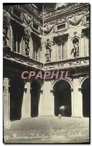 Cartes postales Roma Palazzo Spada Cortile