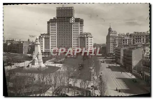 Moderne Karte Madrid Plaza De Espana Spain Square Place D&#39Espagne