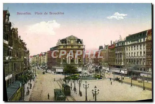Cartes postales Bruxelles Place De Brouckere