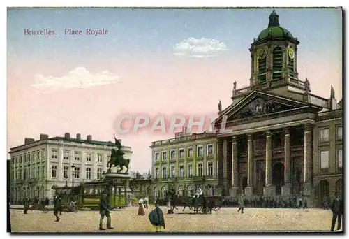 Cartes postales Bruxelles Place Royale