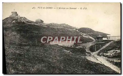 Cartes postales Puy De Dome L&#39Arrivee Au Sommet