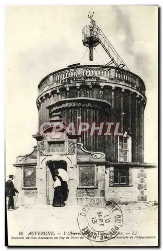 Cartes postales Auvergne L&#39Observatoire Du Puy de Dome